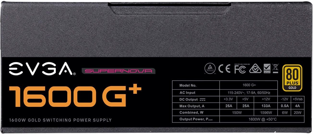 EVGA SuperNOVA 1600 G+ PC tápegység Képernyő 280166264