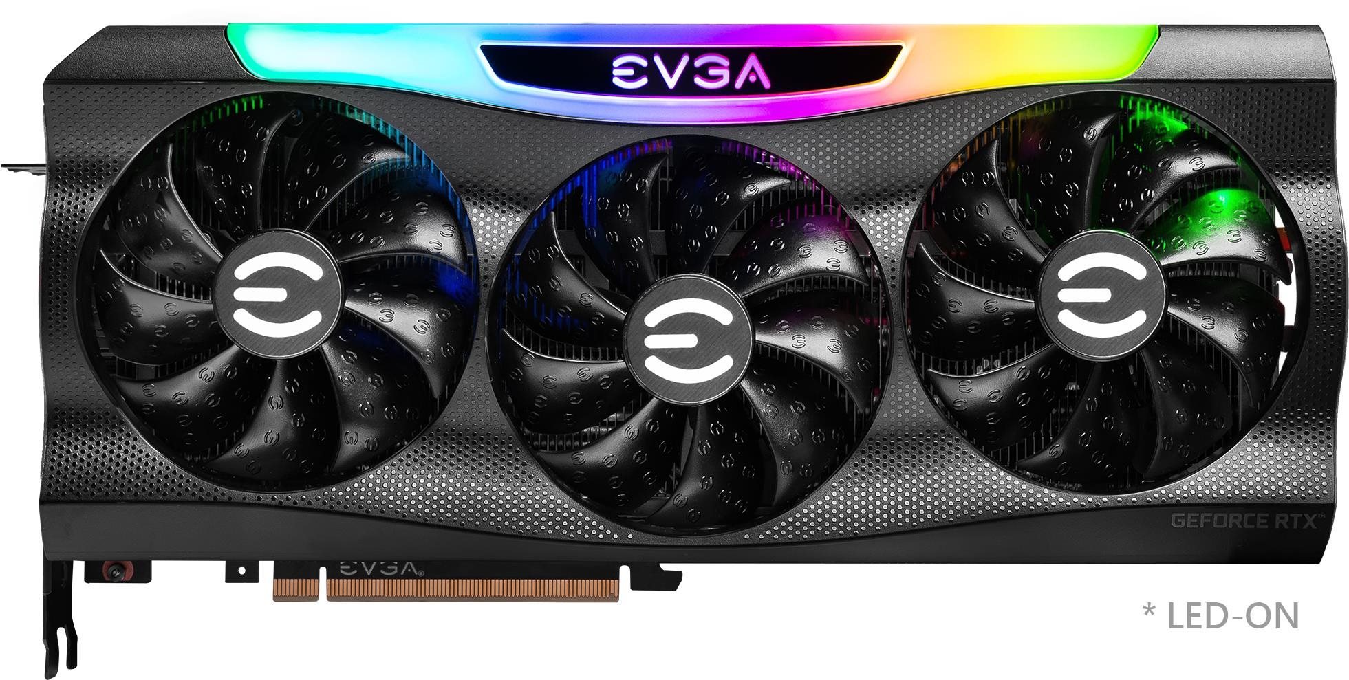 Graphics Card EVGA GeForce RTX 3080 FTW3 ULTRA GAMING 12G LHR Screen