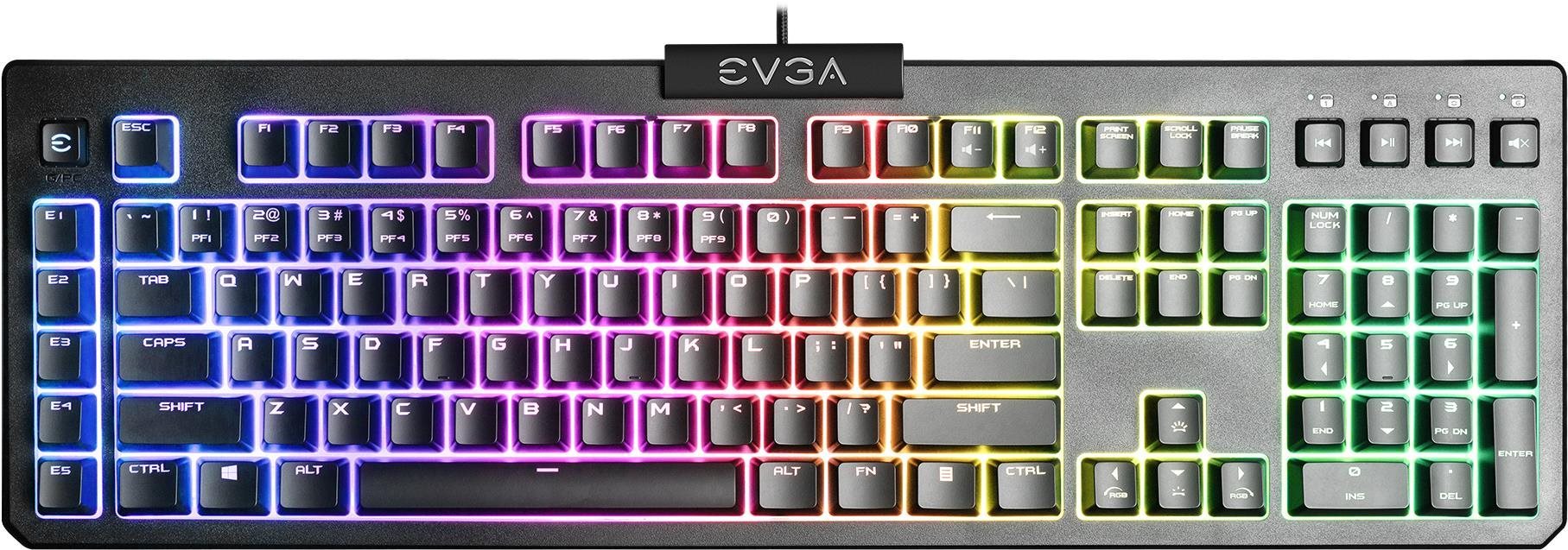 Herná klávesnica EVGA Z12 RGB – US Screen