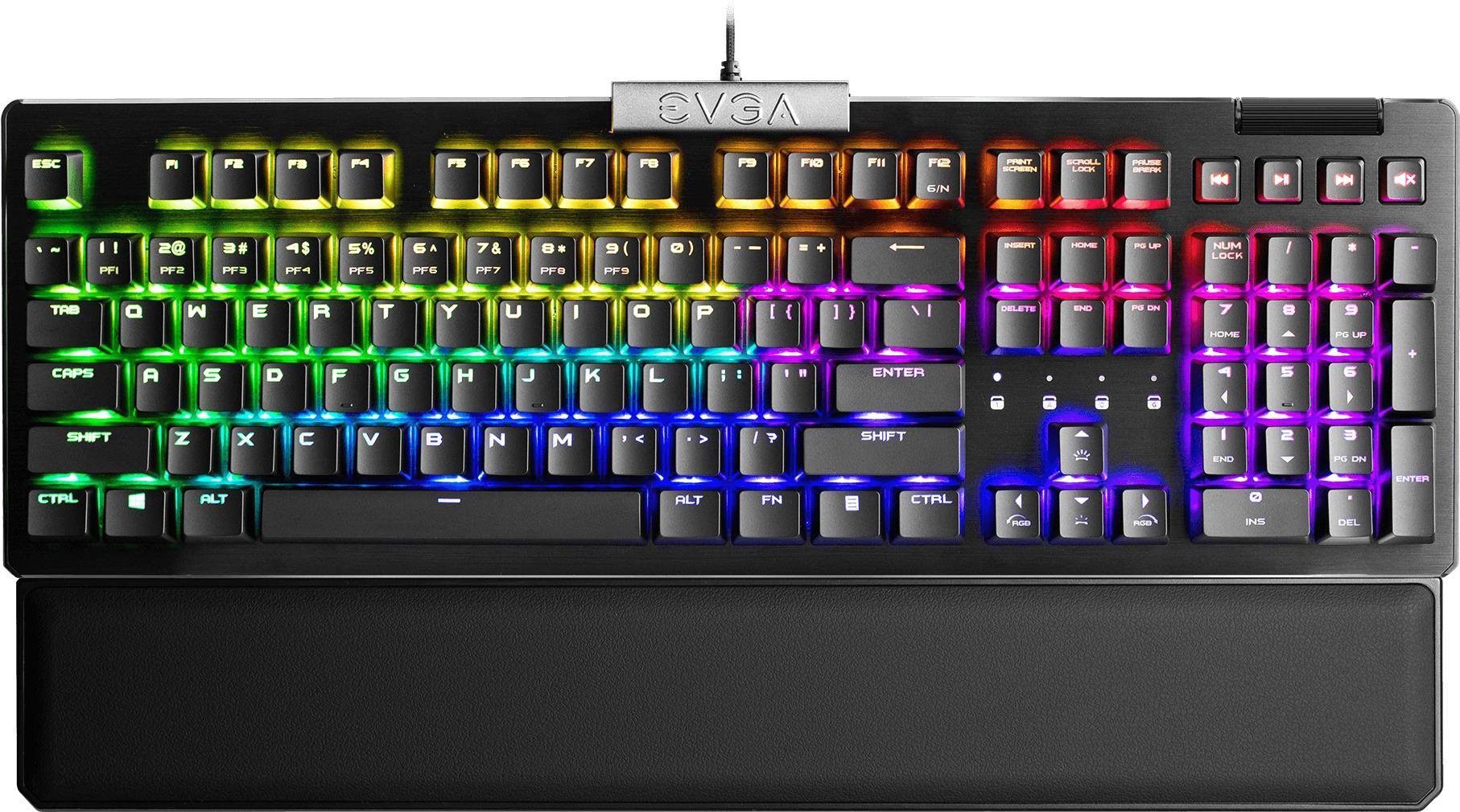 Gaming Keyboard EVGA Z15 RGB Kailh Speed Silver Screen