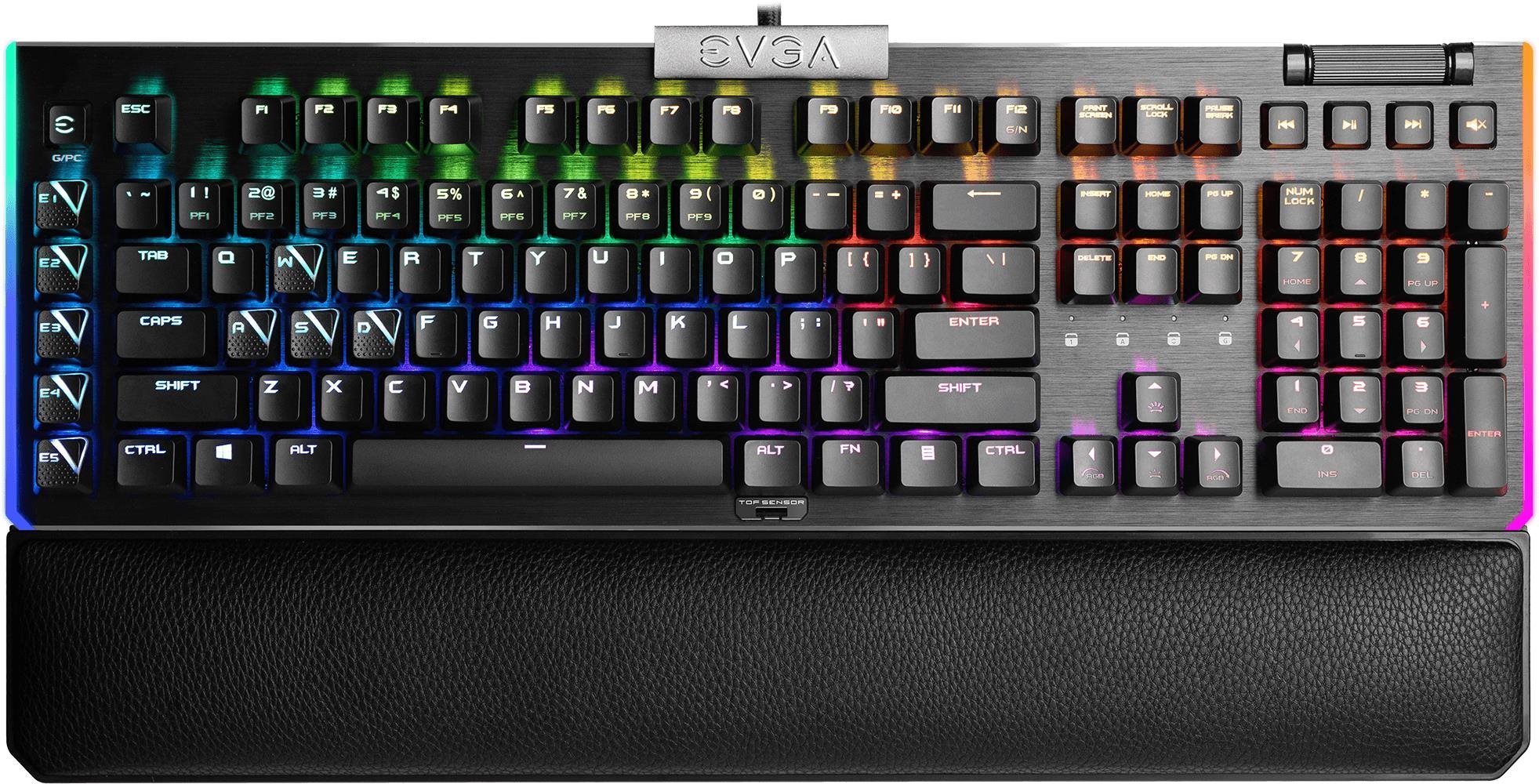 Gaming-Tastatur EVGA Z20 RGB Optical Screen