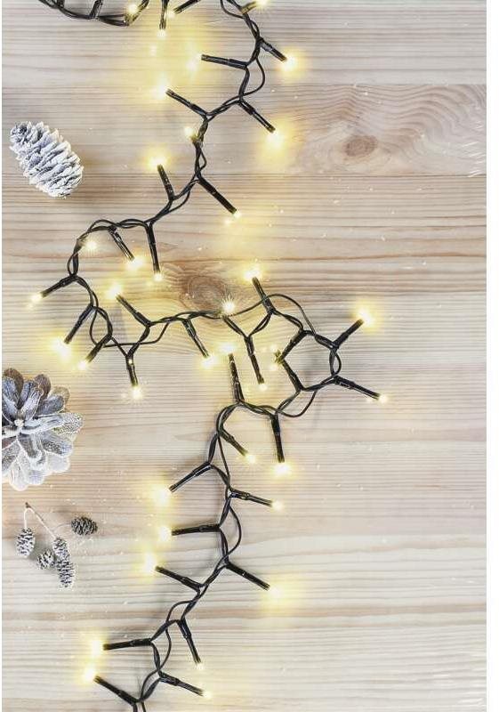 Svetelná reťaz EMOS LED vianočná reťaz – ježko, 6 m, vonkajšia aj vnútorná, teplá biela, časovač Lifestyle