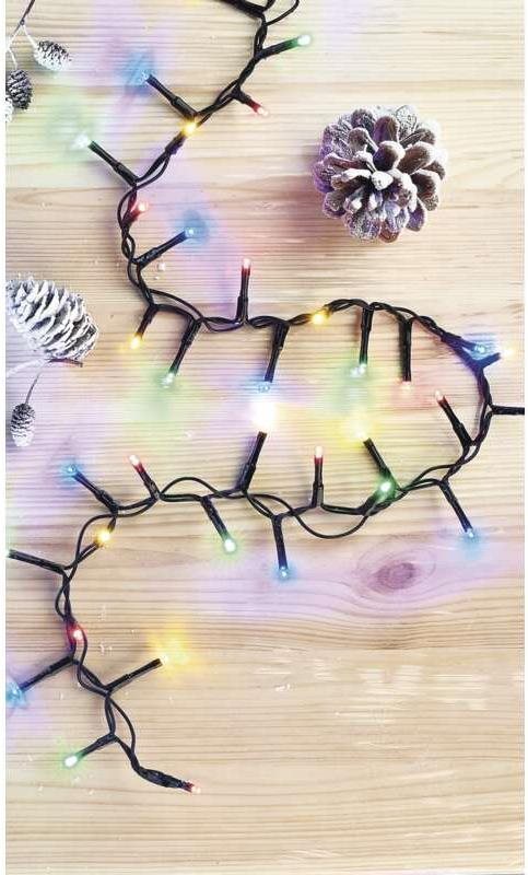 Svetelná reťaz EMOS LED vianočná reťaz – ježko, 6 m, vonkajšia aj vnútorná, multicolor, časovač Lifestyle