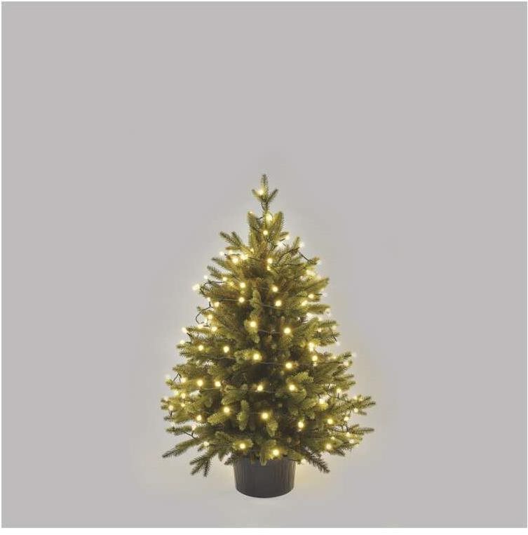 Lichterkette EMOS LED-Weihnachtskerzenkette - rund, 8 m, innen und außen, warmweiß, Timer Lifestyle