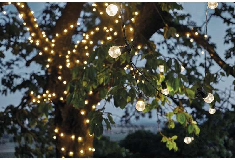 Lichterkette EMOS LED-Lichterkette - 10x Partybirnen klar, 5 m, für Innenräume und Outdoor, warmweiß Lifestyle