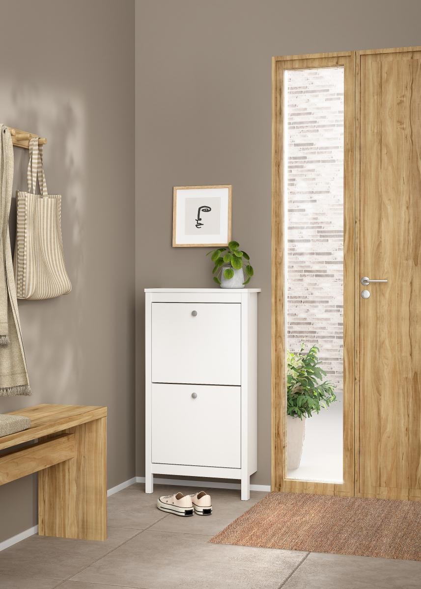 Shoe Rack FALCO Real 683 Shoe Cabinet White ...