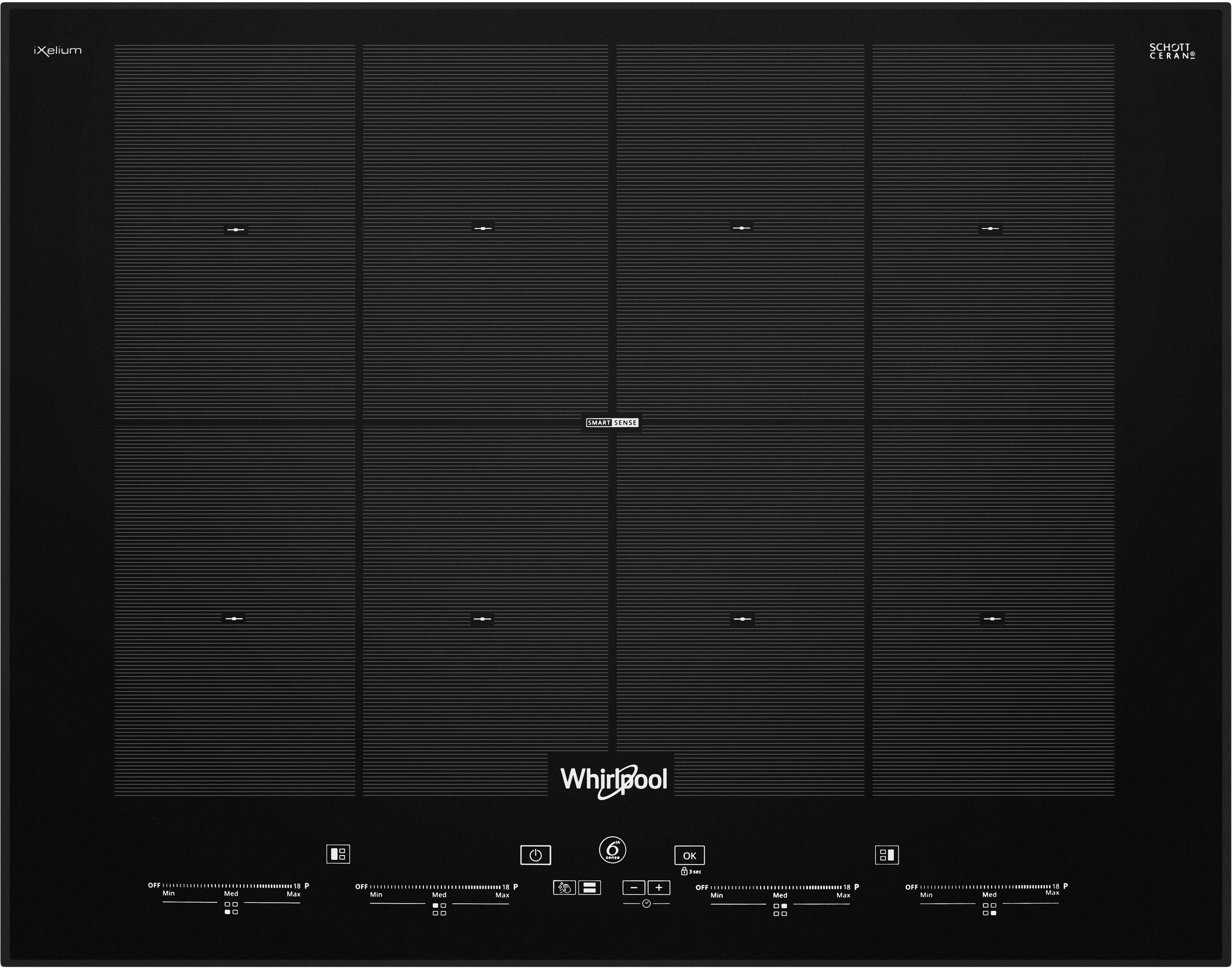 Cooktop WHIRLPOOL W COLLECTION SMO 658C/BT/IXL Screen