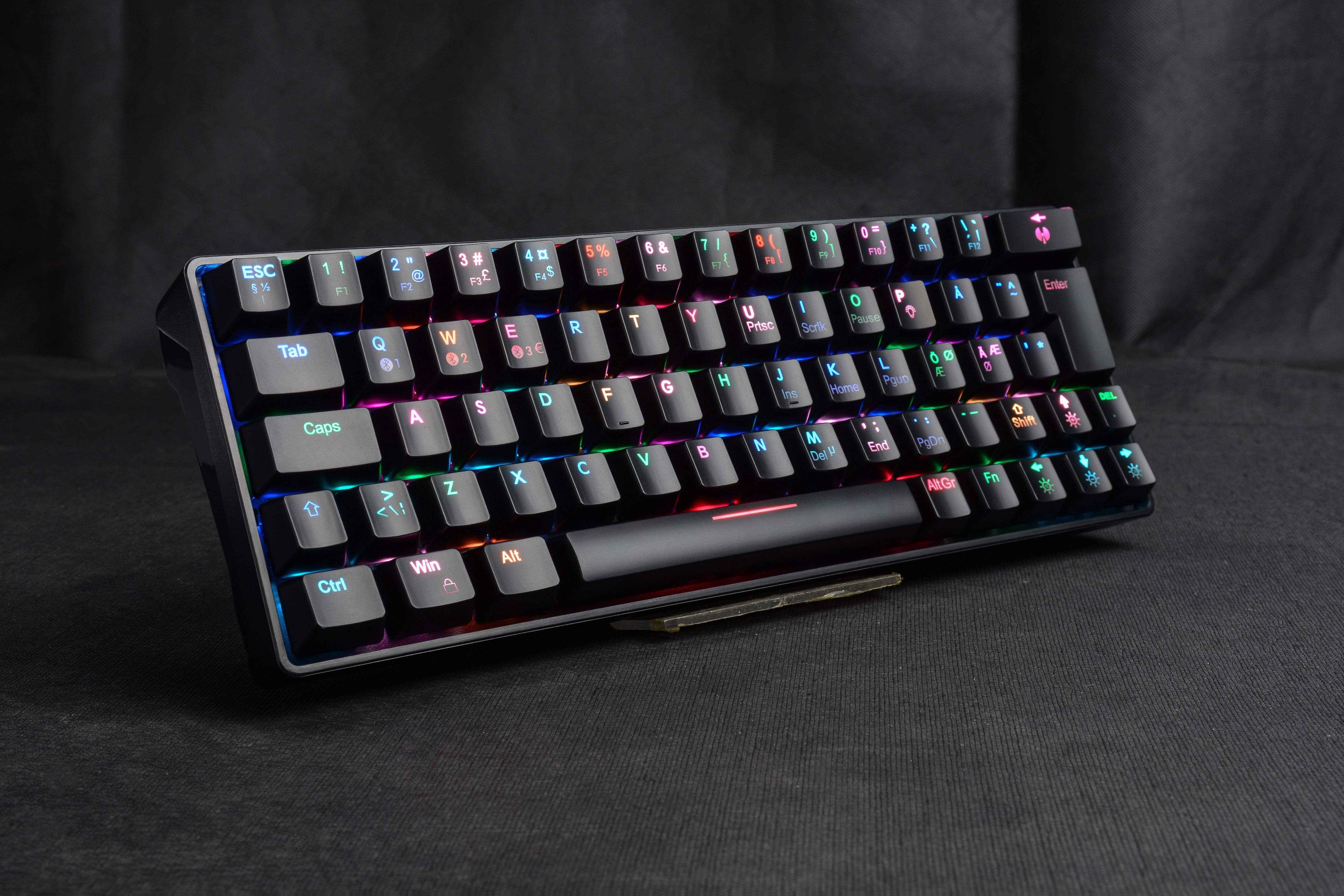 Gaming-Tastatur Fourze GK60 Gaming Keyboard 60% Black - US Lifestyle