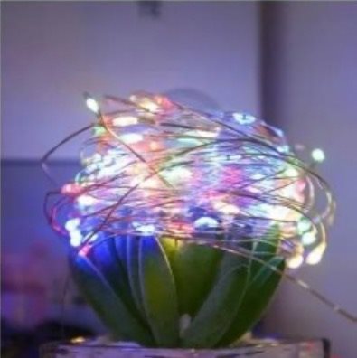 Light chain Foxter XT2695 Battery operated light chain 50 LED multicolour .