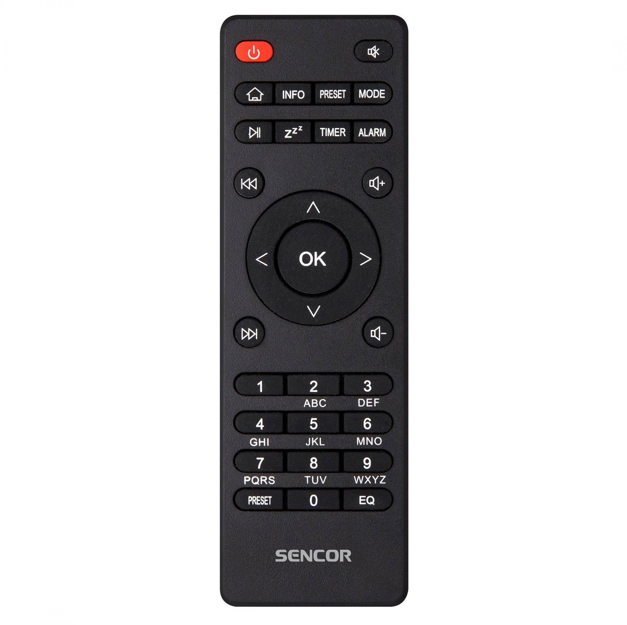 Radio Sencor SIR 5000WDB Remote control