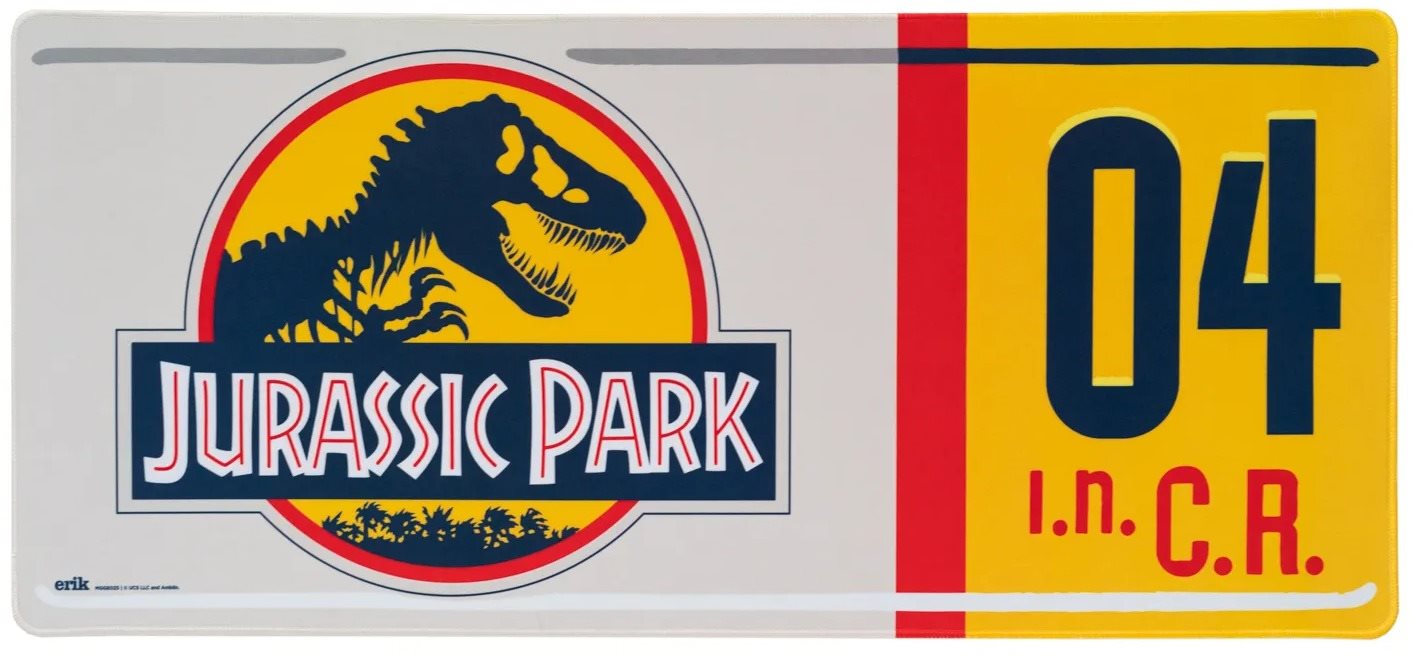 Mouse Pad Jurassic Park - Logo - mouse and keyboard pad ...