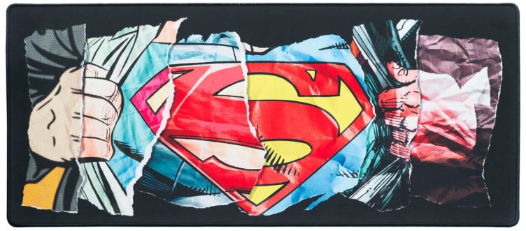 Mouse Pad Superman - Rip And Show The Suit - Game mat on the table ...