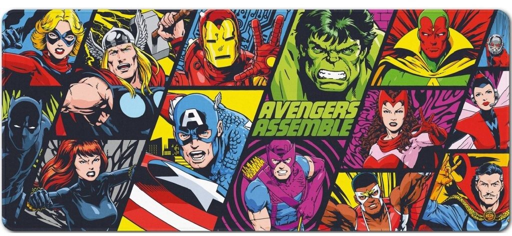 Mouse Pad Avengers - Assemble - Mouse and keyboard pad ...