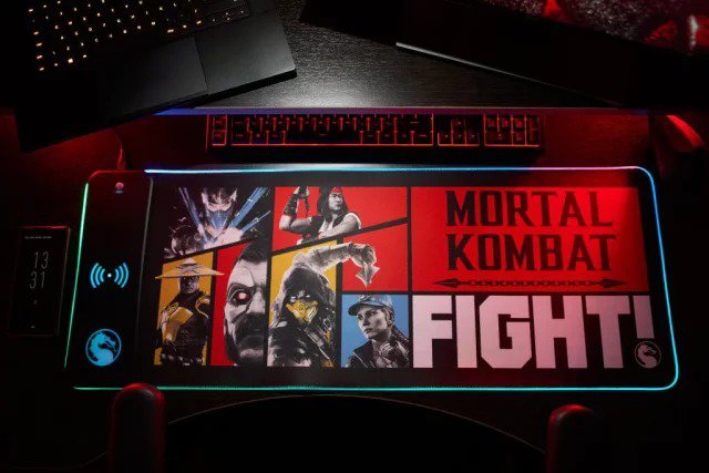 Mouse Pad Mortal Kombat - mouse and keyboard pad with charger ...