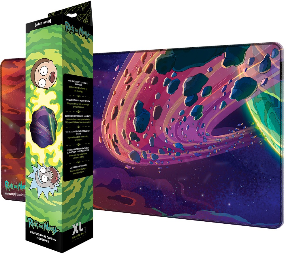 Mouse Pad Rick and Morty - Outer Space - Mouse and keyboard pad ...