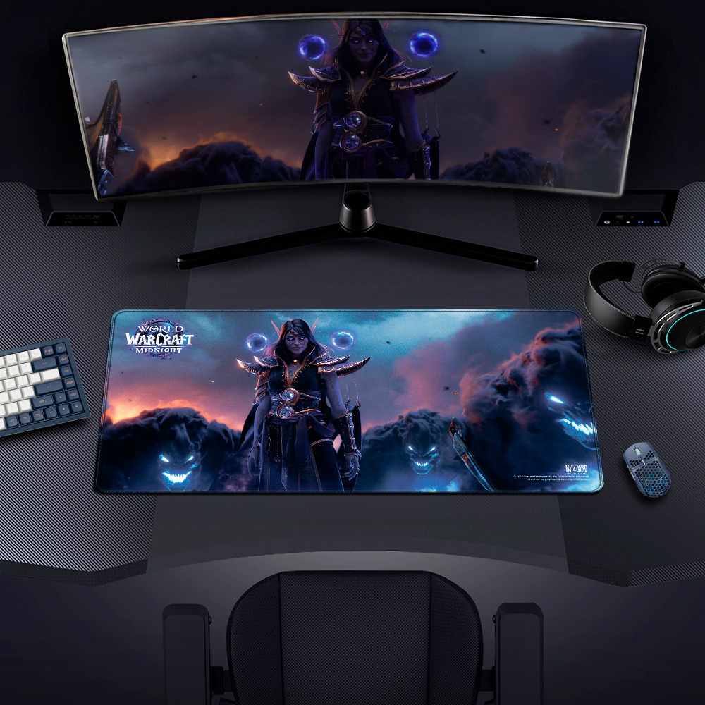 Mouse Pad World of Warcraft - Midnight Xalatath - Mouse and Keyboard Pad ...