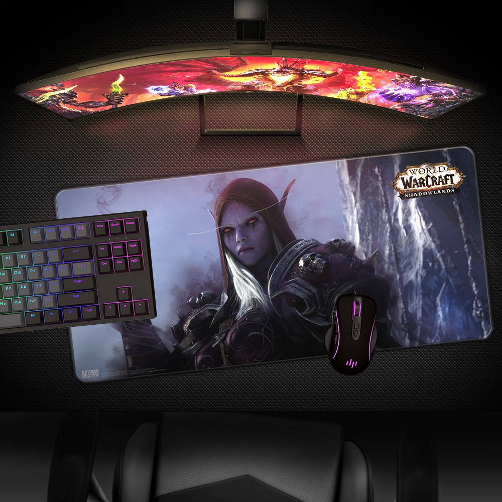 Mouse Pad World of Warcraft - Shadowlands: Sylvanas - Mouse and Keyboard Pad ...