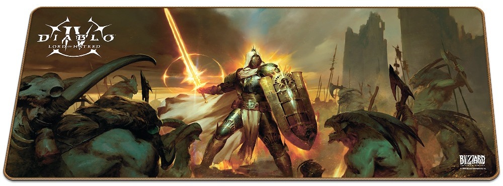 Mouse Pad Diablo IV - Lord of Hatred: Paladin - Mouse and Keyboard Pad ...