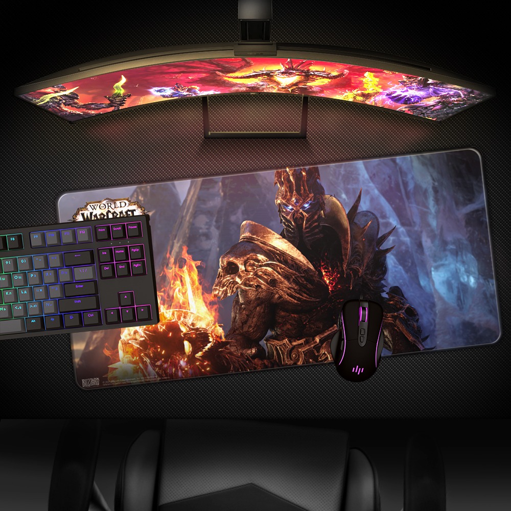 Mouse Pad World of Warcraft - Shadowlands: Bolvar - Mouse and Keyboard Pad ...