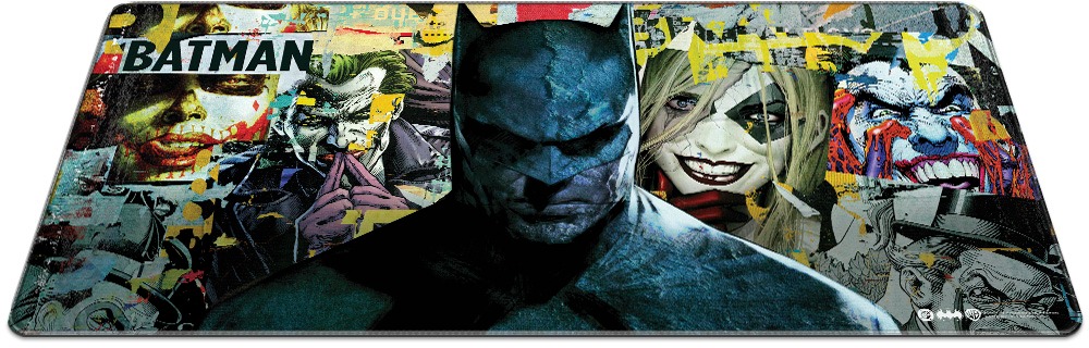 Mouse Pad Batman - Batman and Villains - Mouse and keyboard pad ...