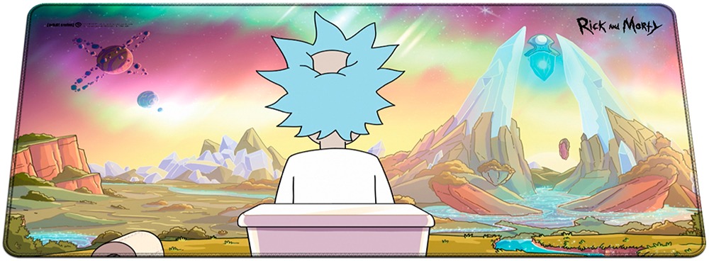 Mouse Pad Rick and Morty - Private Sanctuary - Mouse and keyboard pad ...
