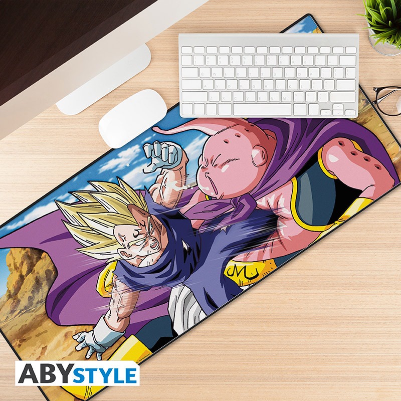 Mouse Pad Dragon Ball - Buu Vs. Majin Vegeta - Mouse and keyboard pad ...