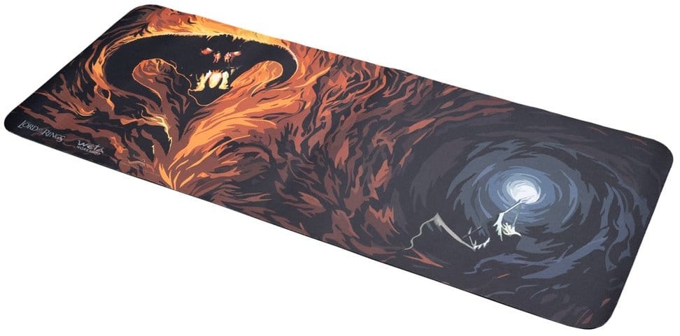 Mouse Pad The Lord of the Rings - Gandalf and the Balrog in Moria - Mouse and keyboard pad ...