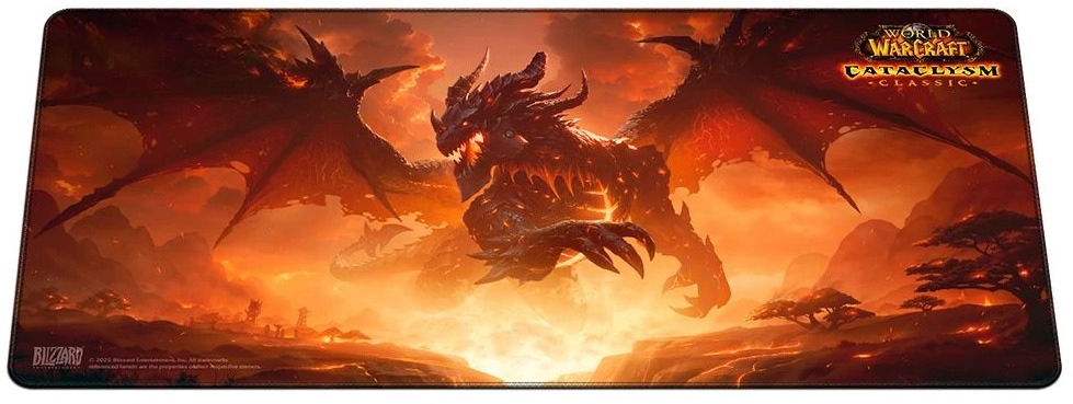 Mouse Pad World Of Warcraft Classic - Cataclysm Deathwing - Mouse and Keyboard Pad ...