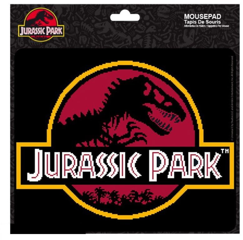 Mouse Pad Jurassic Park: pixel logo - Mousepad ...
