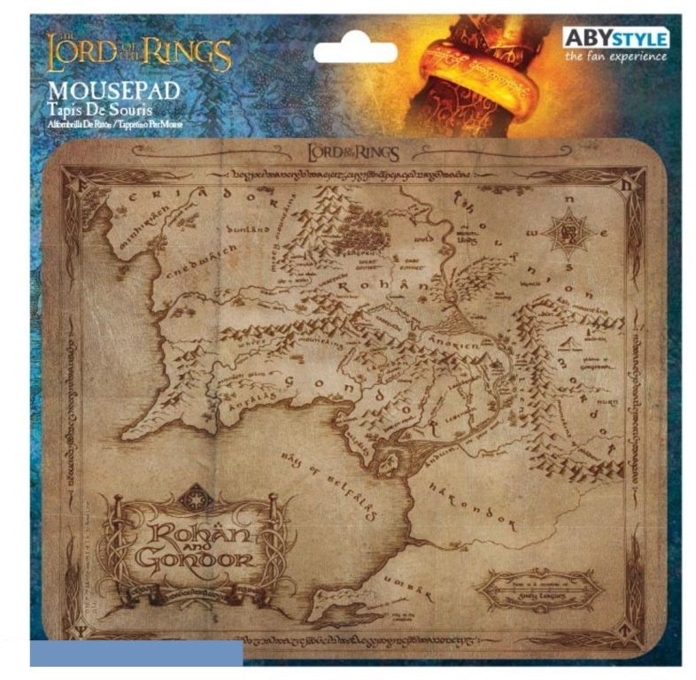 Mouse Pad The Lord of the Rings: Map - Mousepad ...