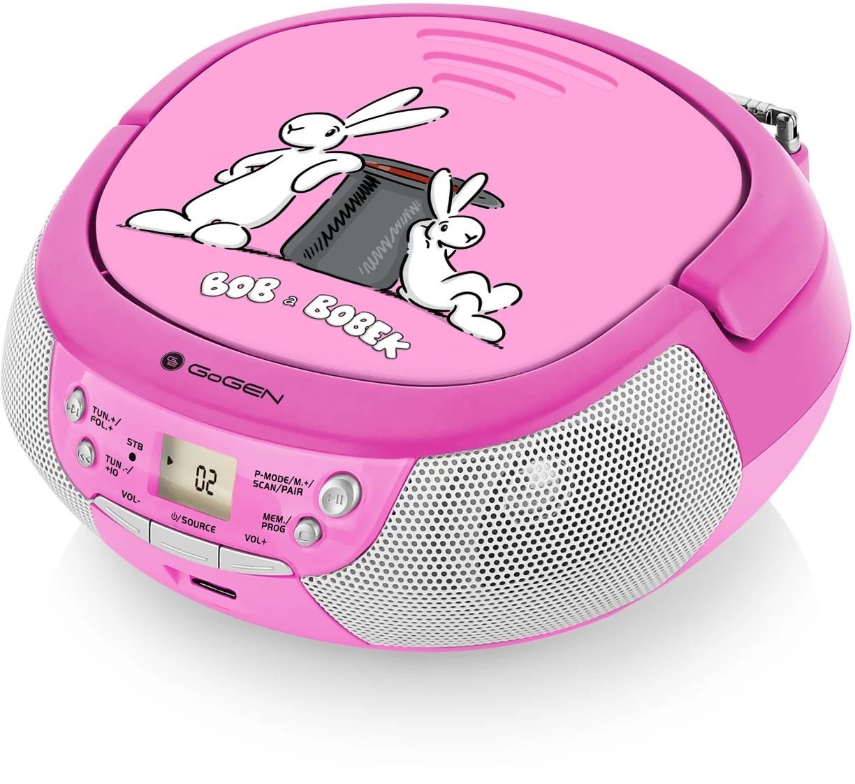 Radio GoGEN Bob and Bobek CD pink ...