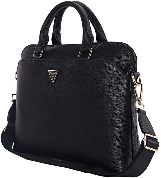 Laptop Case Guess PU Grained Triangle Logo Notebook Bag 15/16