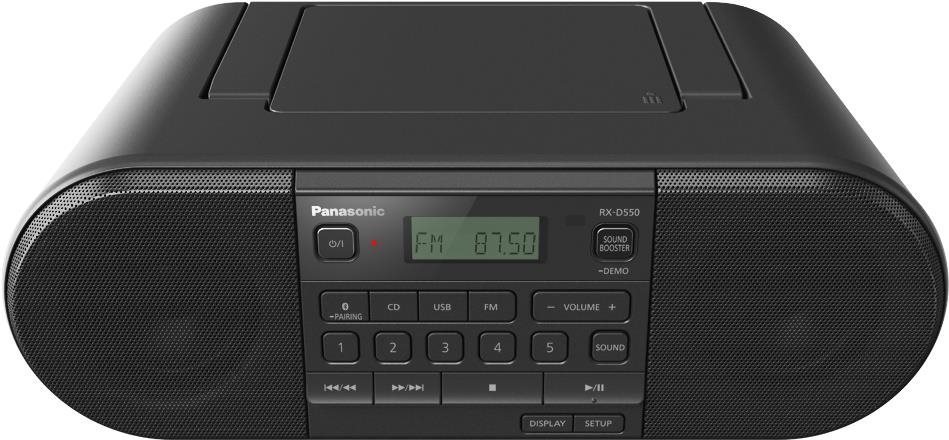 Radio Panasonic RX-D550E-K Screen