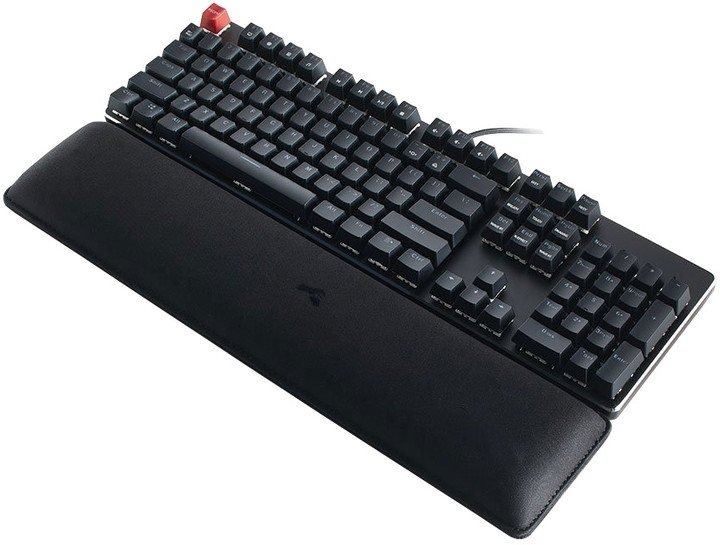 Mouse Pad Glorious Padded Keyboard Wrist Rest - Stealth Full Size, Slim, Black ...