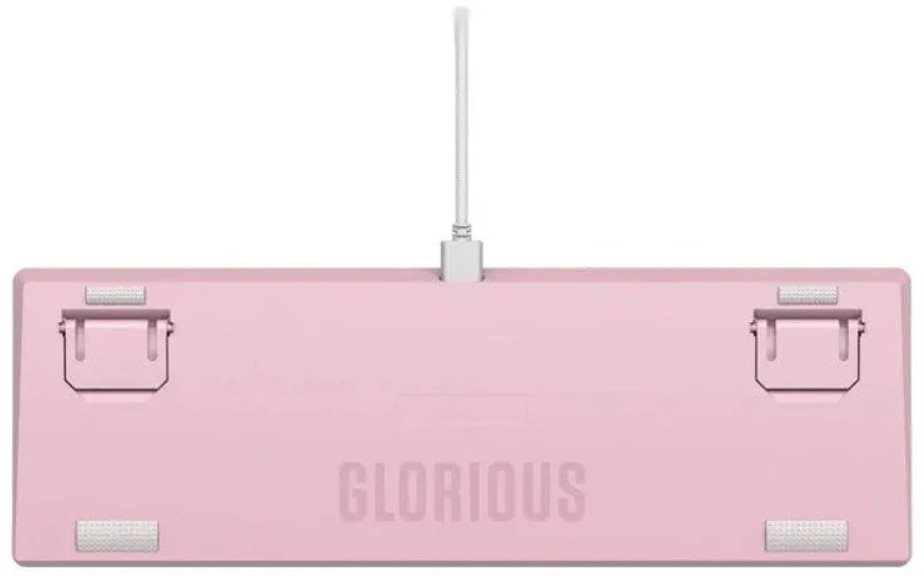 Gamer billentyűzet Glorious GMMK 2 Full-Size keyboard - Barebone, ANSI-Layout, rózsaszín ...