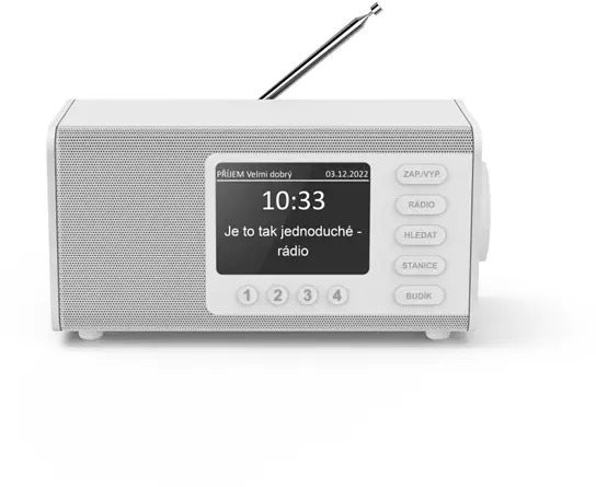 Radio Hama DR1000, FM/DAB/DAB+, white ...