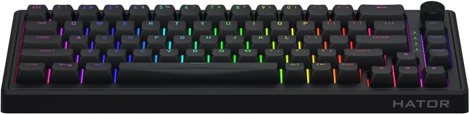 Gaming Keyboard Hator Skyfall 65, black - US ...