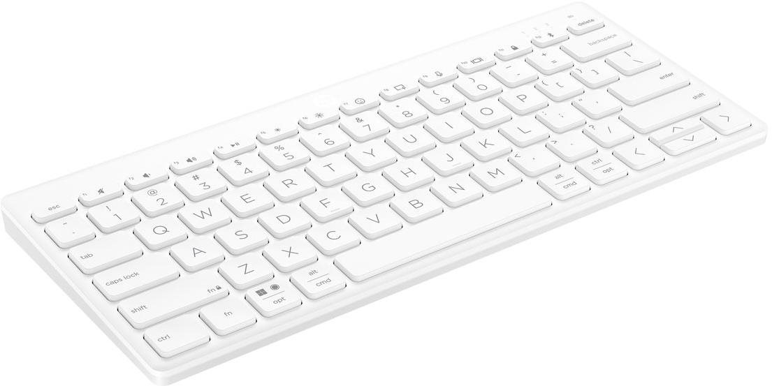 Keyboard HP 350 Bluetooth Compact Multi-Device, white - CZ/SK ...