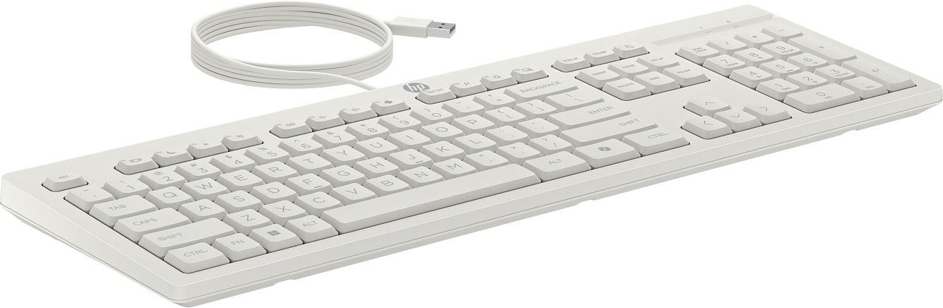 Keyboard and Mouse Set HP 225 Wired Mouse and Keyboard Combo G2, white - CZ/SK ...