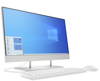 All In One PC HP 27-dp0000nc Silver Lateral view
