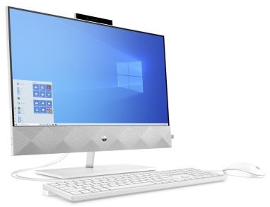 All In One PC HP Pavilion 24-k0000nc White Lateral view