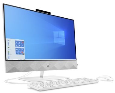 All In One PC HP Pavilion 27-d0000nc White Lateral view