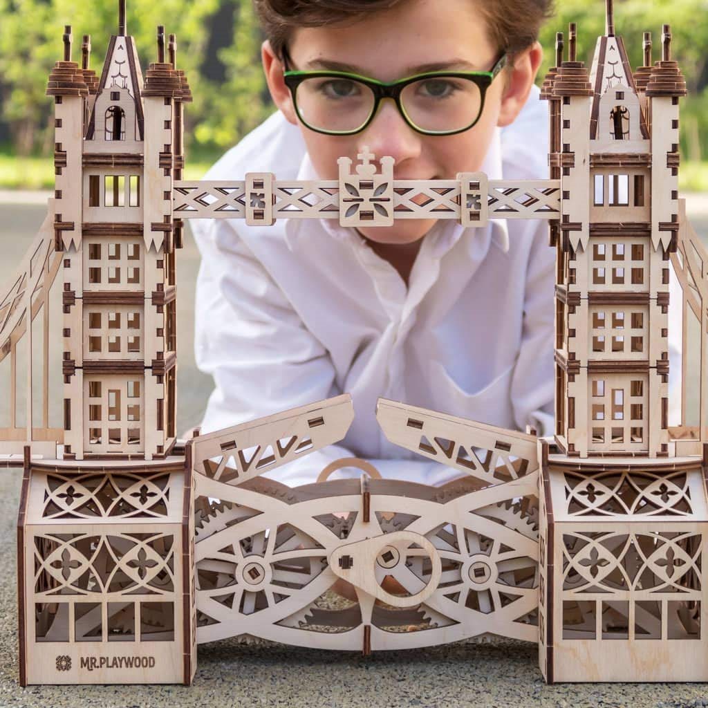 Bausatz Mr. Playwood 3D Tower Bridge Lifestyle