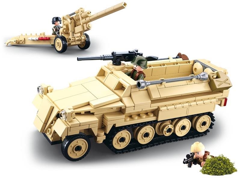 Building Set Sluban WWII M38-B0695 German Half Track tractor ...