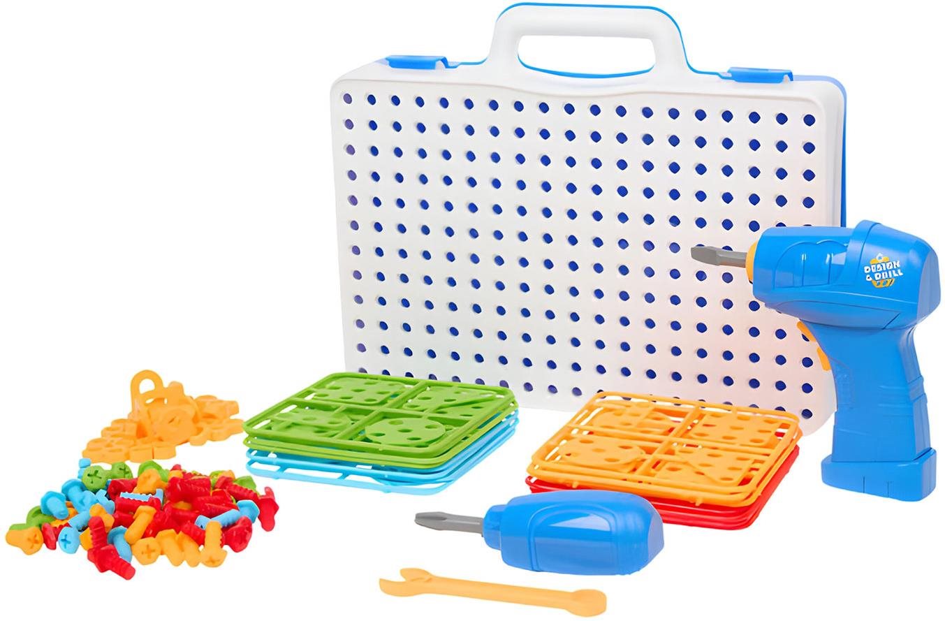 Building Set Excellent Screwdriver set with drill 248 pieces Mix ...