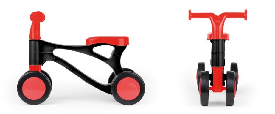Balance Bike Lena Rolocycle Black-red Lateral view