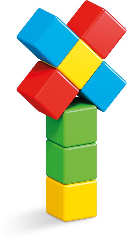 Building Set Magicube GREEN Line 8 Lateral view