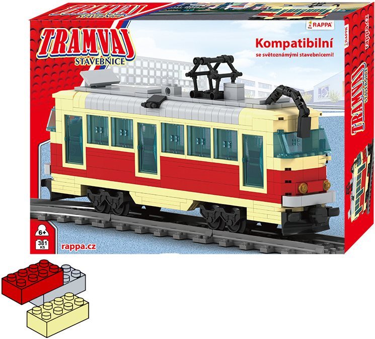 Building Set Rappa compatible kit - tram 381 parts Packaging/box