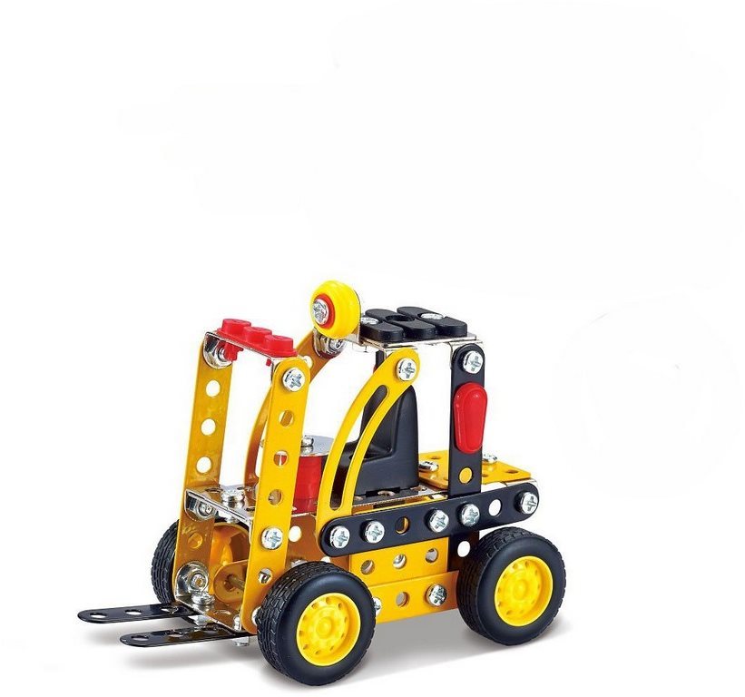Building Set Little mechanic - forklift 127 pcs Lateral view