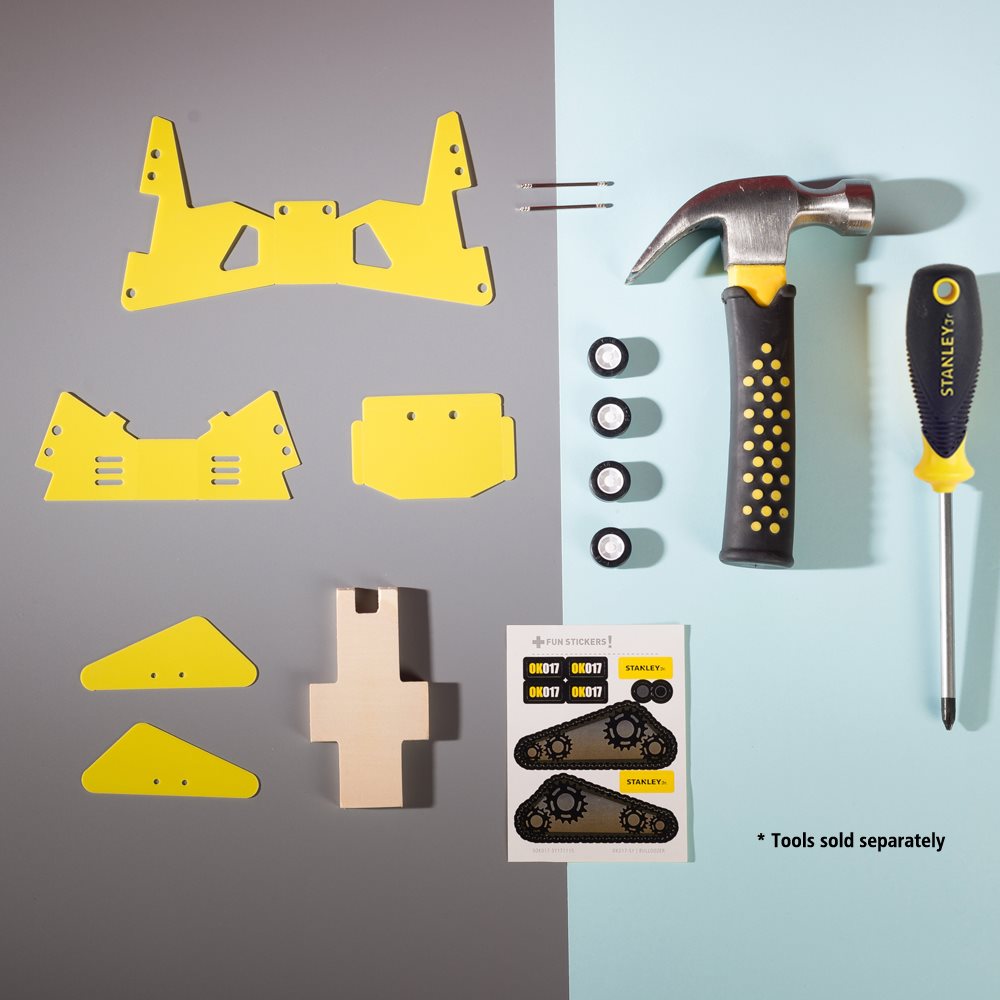 Building Set Stanley Jr. OK017-SY Building Kit, Formula, Wood ...